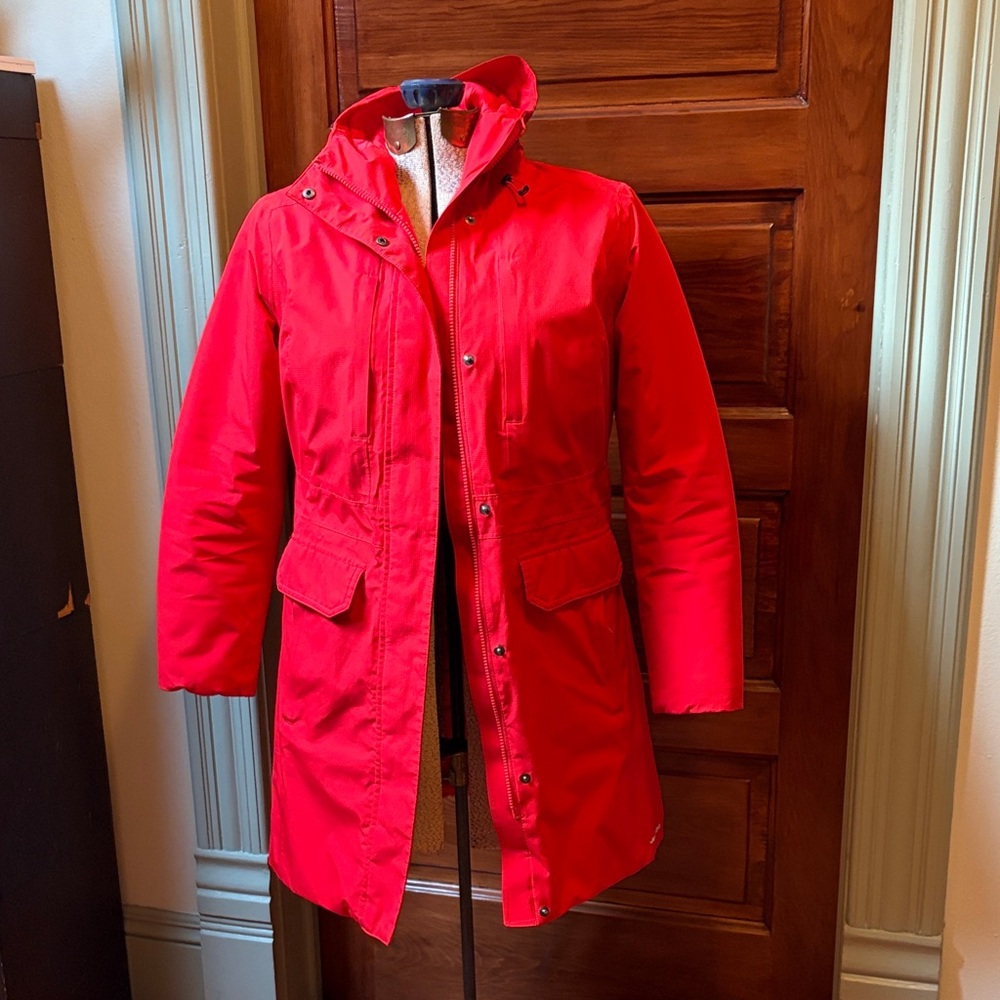 Land’s End Primaloft Lined Raincoat Petite Small